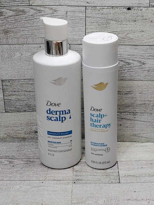 Dove Derma Scalp Dandruff Relief Shampoo & Scalp Hair Therapy Conditioner