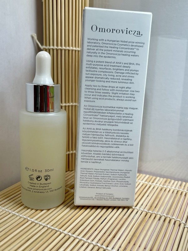 NIB! Omorovicza Acid Fix Peel Serum RARE Discontinued AHA BHA FIRMING 1 fl oz gallery