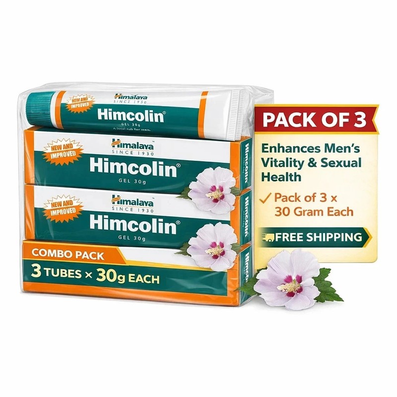 Himalaya Himcolin Gel 30g x3 Herbal Men Wellness External Use Only free shipping