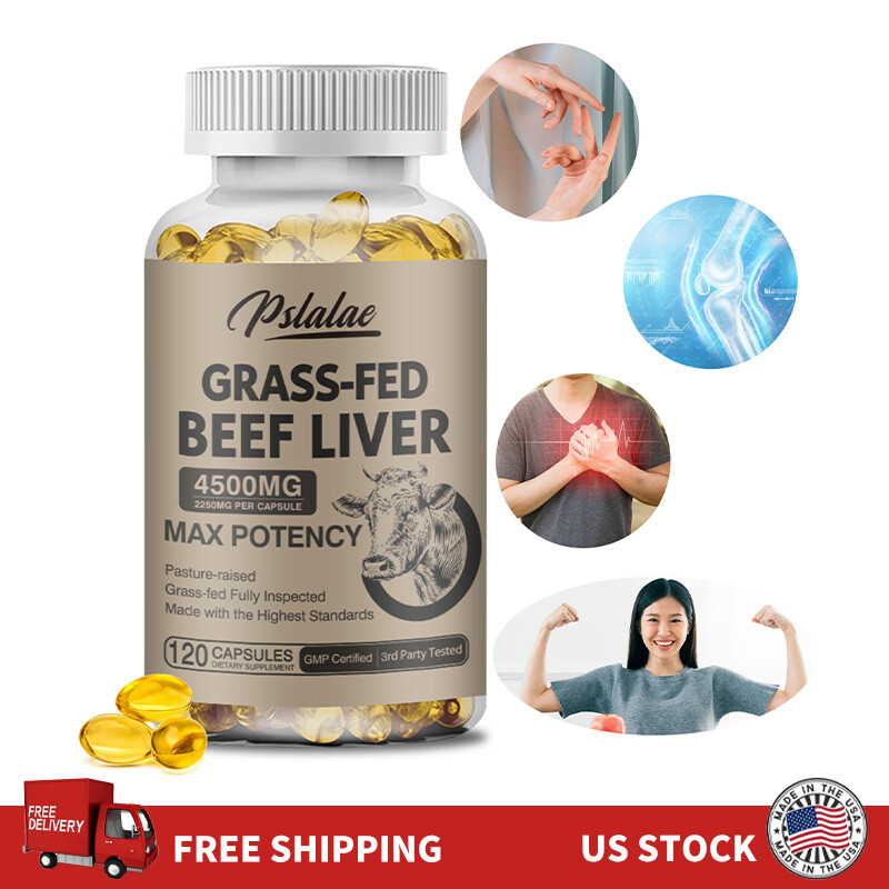 Grass Fed Beef Liver 4500mg – Energy Production, Brain, Heart, Liver Health