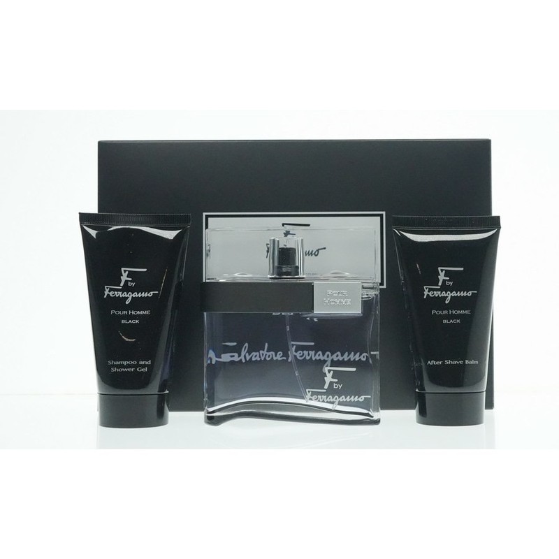 Salvatore Ferragamo Men’s F Black Gift Set Fragrances 8052464894680