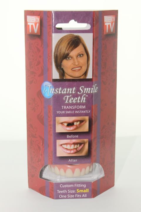 Instant Smile Teeth SMALL Deluxe Top Fake Cosmetic Impression Material