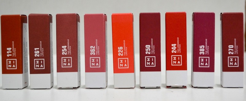 3INA The Longwear Lipstick Cruelty Free Vegan Makeup .20 fl oz Beauty Multi New