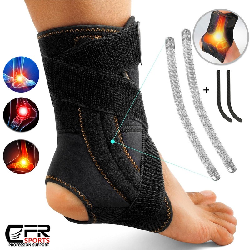Ankle Support Brace, Adjustable Compression Ankle Braces for Sports Protection @