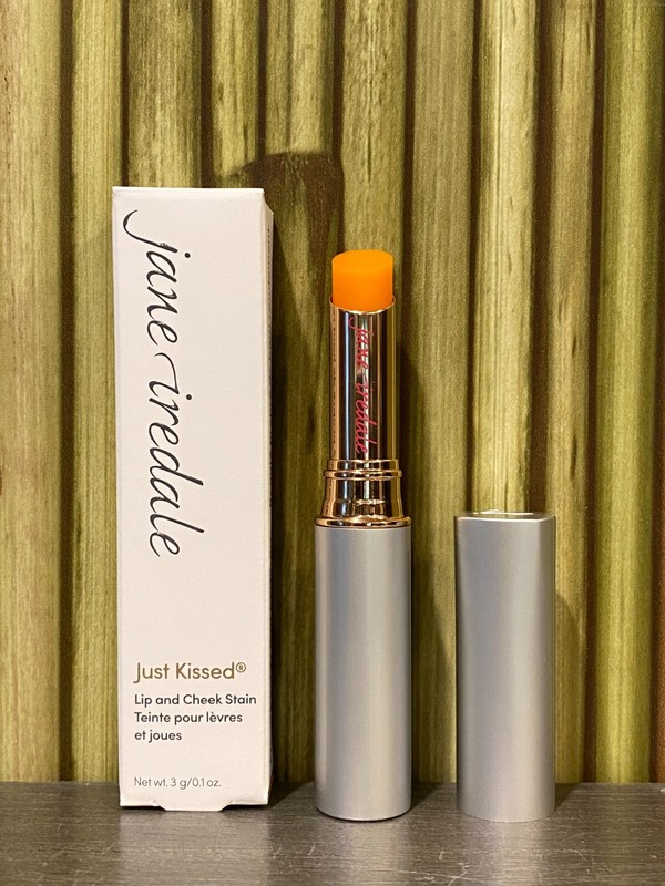 Jane Iredale Just Kissed Lip and Cheek Stain Forever Peach .1oz NEW
