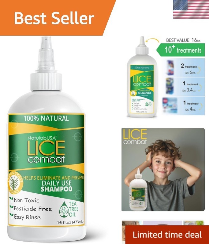 Lice Shampoo | Helps Eliminate Lice, Super Lice & Nits | Repels & Prevents | …