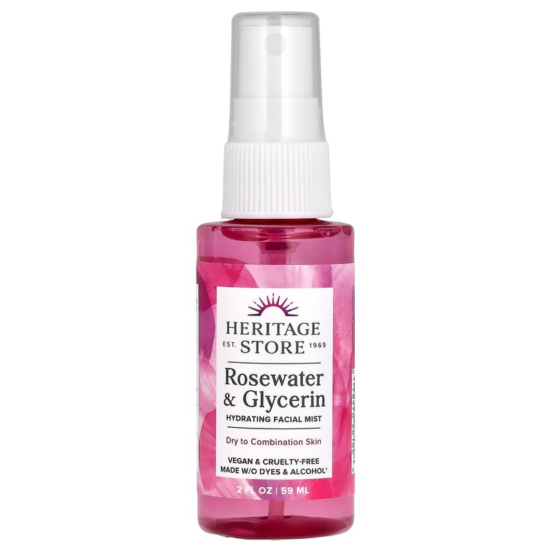 Rosewater & Glycerin, Hydrating Facial Mist, 2 fl oz (59 ml)