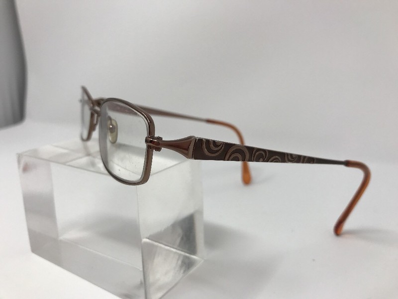 B.U.M. Equipment Agency Eyeglasses 49-16-135 Brown Flex Hinge Frames MK83 gallery