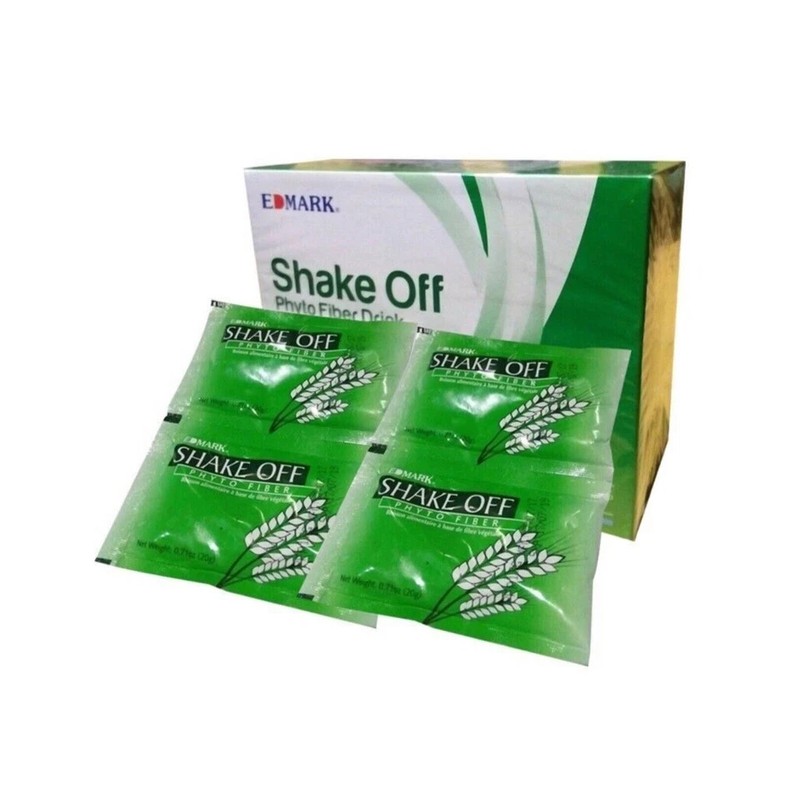 Edmark Shake Off Phyto Fiber Pandan/Lemon Flavour 12 Sachets Detox Constipation gallery