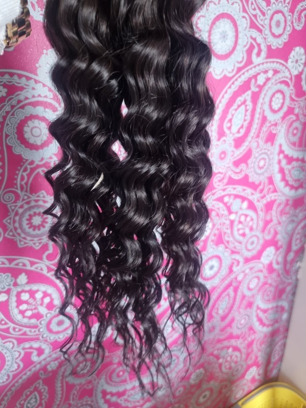 12A 3BUNDLES BRAZILIAN VIRGIN HUMAN HAIR THICK NATURAL WAVE 24+24+24INCH 300g 1B gallery