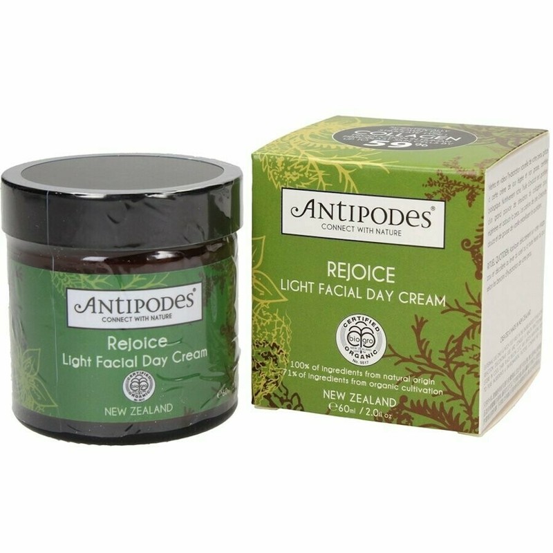 NEW Antipodes Organic Rejoice Light Facial Day Cream 60ml