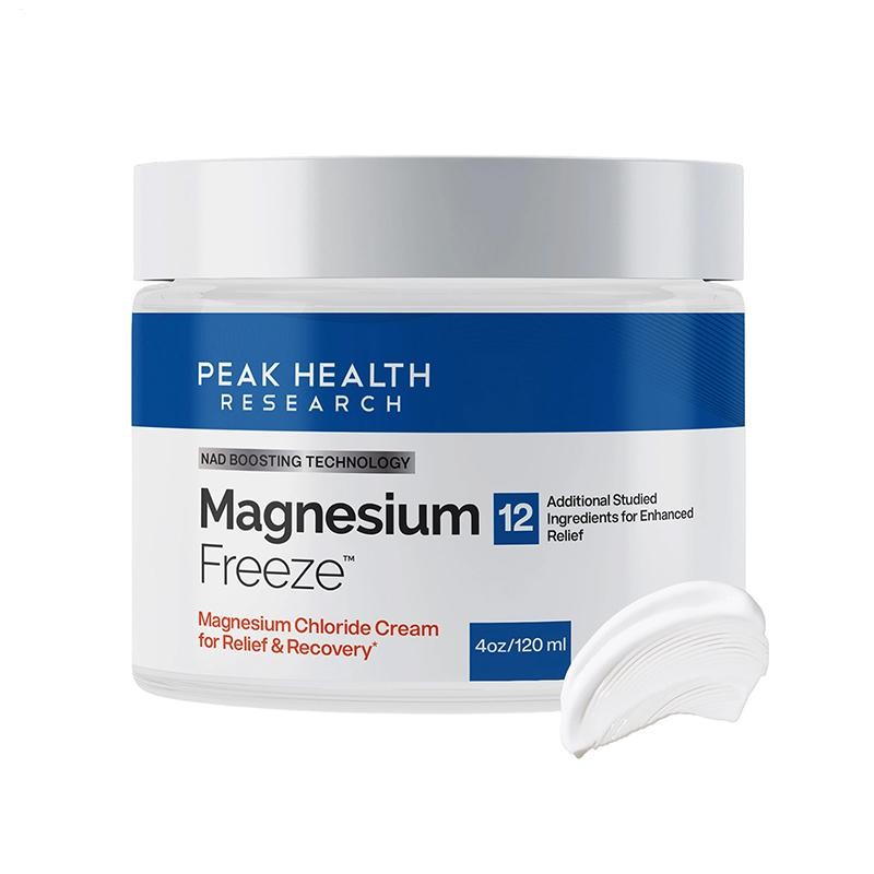 Magnesium Freeze – Topical Magnesium Cream with Niacinamide for Joints, Low B…