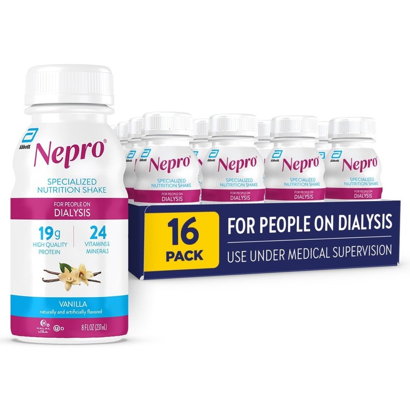 Nutrition Shake Dialysis 19g Protein 420 Cal 8 fl oz Pack Nepro People Calories