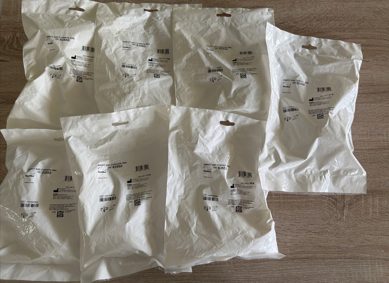 Lot Of 7 ResMed AirFit N20 Nasal Pillow Cushion Replacement SMALL 63550 SEALED