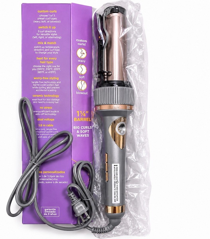 Conair InfinitiPRO Curl Secret Ceramic Auto Curler 1-1/4in 410F CD122N