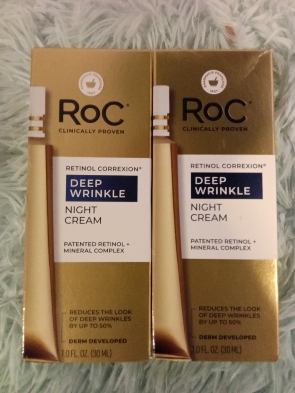 2 Pack RoC Retinol Correxion Deep Wrinkle Night Cream Advanced Retinol 2X 30 ml