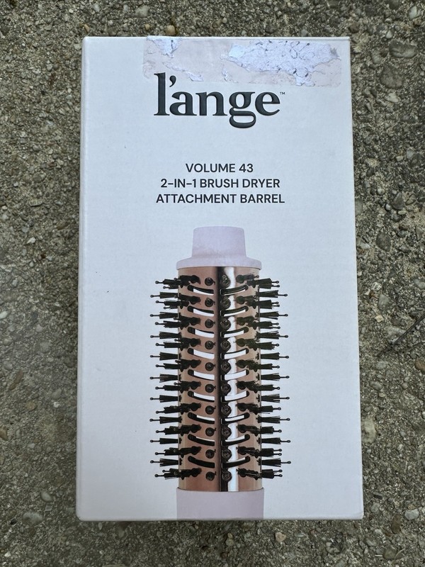 L’ange High Volume 43mm 2-in-1 Brush Dryer Attachment Barrel Open Box