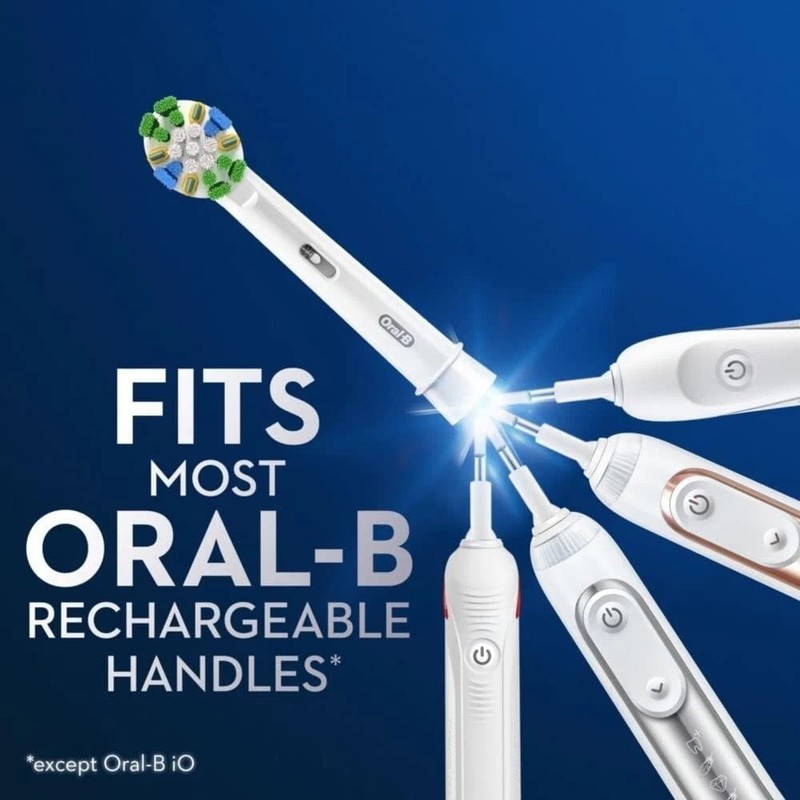 Oral-B Floss Action Replacement Brush Heads with Bacterial Protection 5 count gallery
