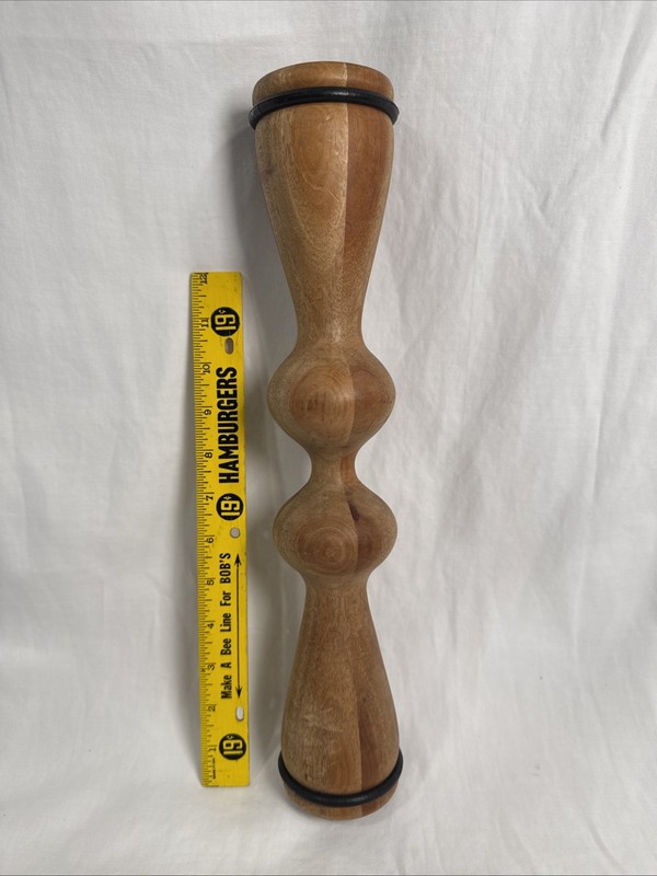 VTG Wood Back Roller Spine Stretcher – Aligner Ma-Roller Back Cracker Solid 15”