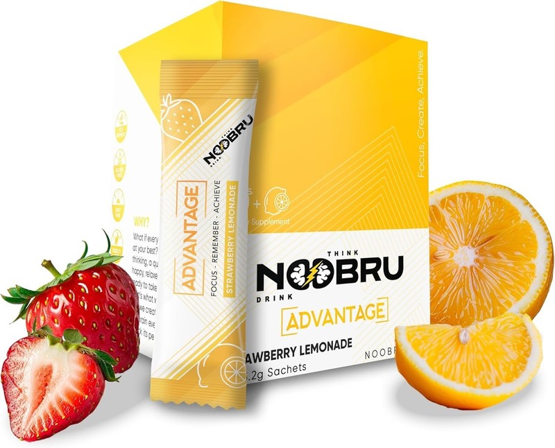 Noobru Аdvantage Nootropic – Delicious Nootropics Brain Supplement (20 pack)