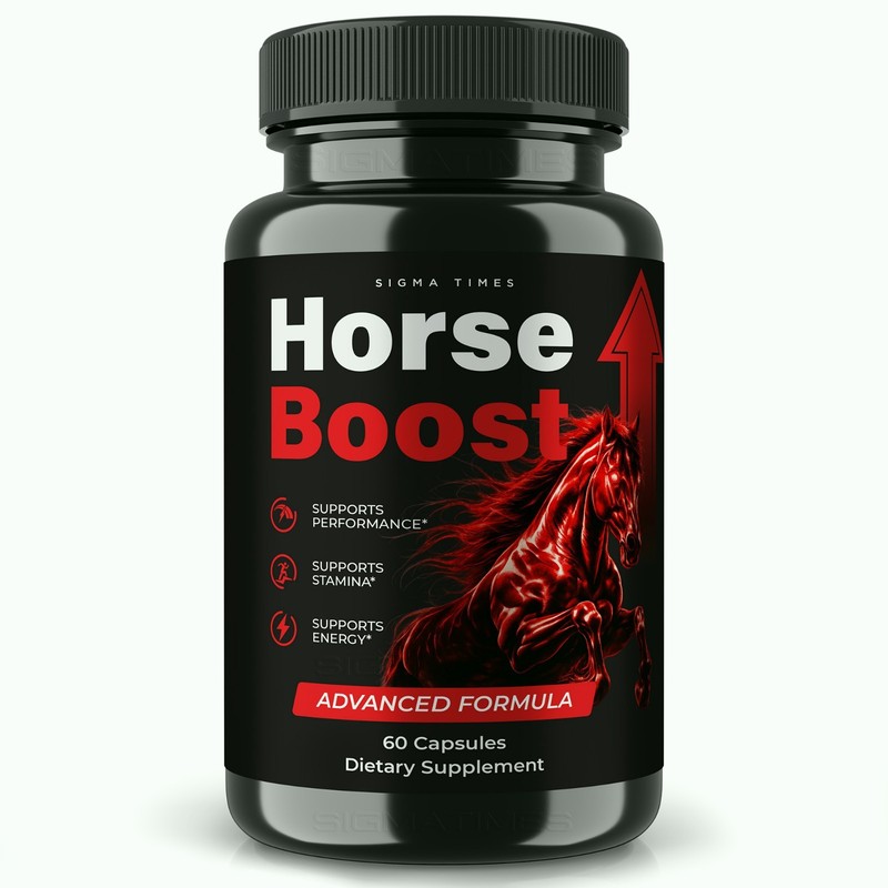 Horse Boost Capsules, HorseBoost Advanced Formula for Male Energy & Health 60ct