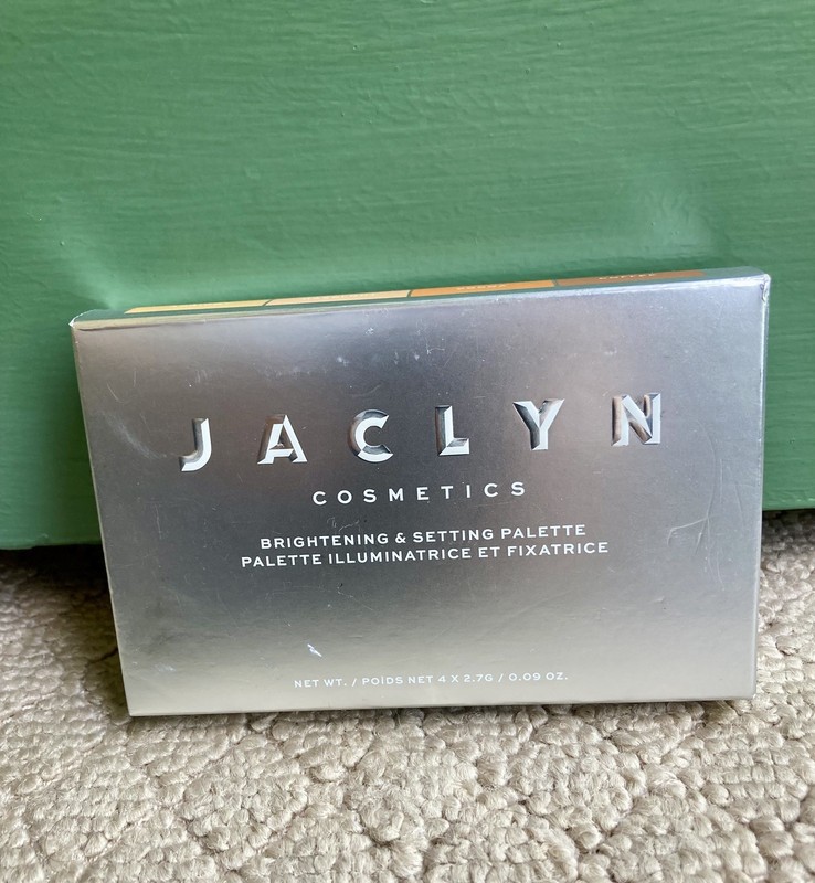 Jaclyn Cosmetics Brightening & Setting Palette TAN TO DEEP apricot hazelnut coco