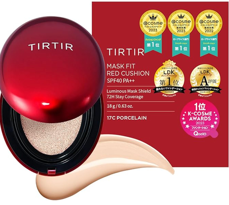 TIRTIR Mask Fit Red Cushion Foundation 18g / 0.63oz. Japan