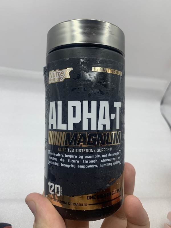 Nutrex Alpha-T Magnum Testosterone Booster Muscle Test Support 120 Capsules BM