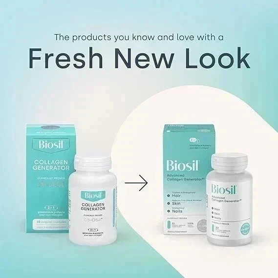 Biosil Collagen Generator - 120 Original Capsules ( pack of 2 ) gallery