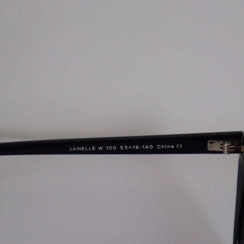 Warby Parker Janelle W 100 Black Eyeglasses Frames 53-18-140mm gallery