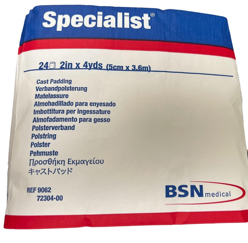 1 Case Pack of 6 - Specialist Cast Padding 2" x 4 yd White 9062 24 Ct gallery