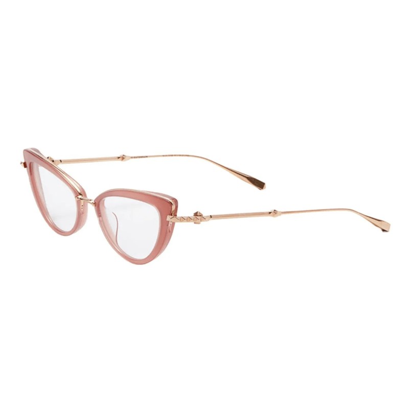 Valentino VLX-123 B Cat Eye Powder Pink/Gold 51 mm Women's Eyeglasses Frame gallery