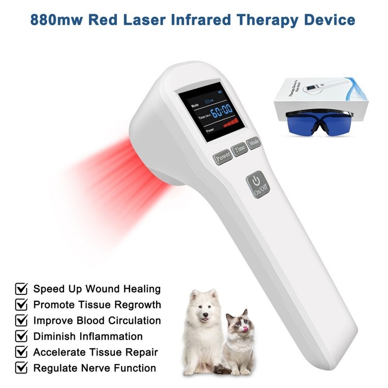 Low Level Laser Therapy Device Red Light Treatment Joint Pain 880mW Cold Laser