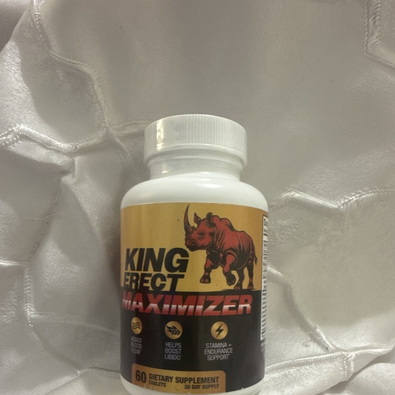 King Erect Maximizer Men’s Dietary Supplement for Stamina & Libido, 60 Tablets