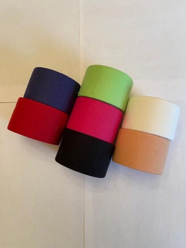 COLORED ATHLETIC TAPE 6 ROLLS 1.5"x10yds. SALE