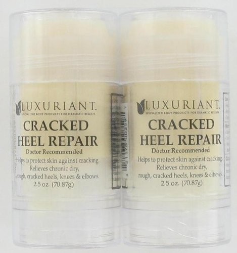 Luxuriant Cracked Heel Repair The Original Twin Pack 2.5Oz Dry Cracked Chapped