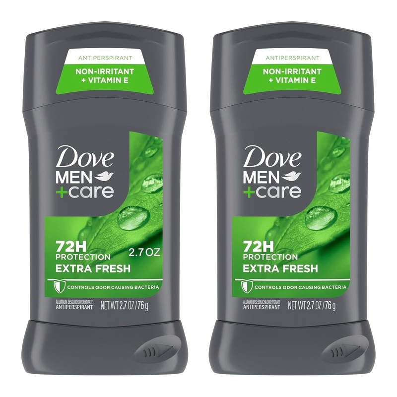 Dove Men+Care Extra Fresh Men’s Antiperspirant Deodorant Stick Extra Fresh Twin