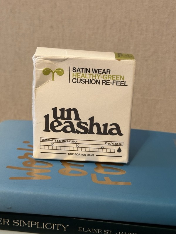 UNLEASHIA Satin Wear Green Cushion 14N Rosy Cheeks Refill 24N Wind Strom New