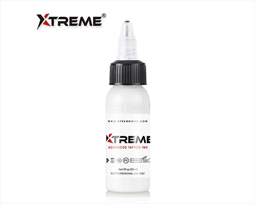 COVERUP WHITE by Xtreme Ink Premium Quality Bright Solid Tattoo Color Pigment