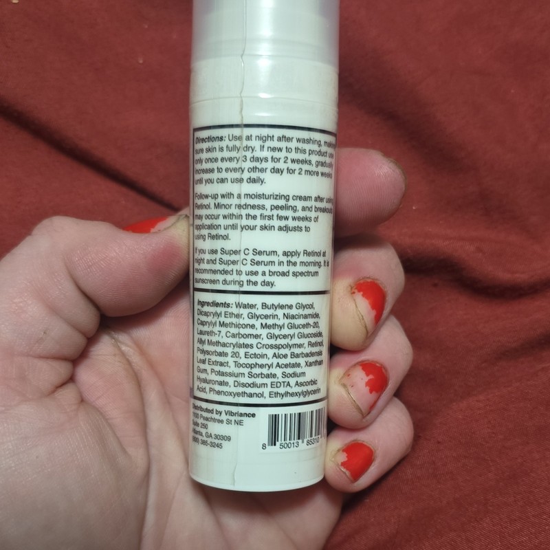 Vibriance Retinol Serum Fragrance Free Sulfate Free Paraben Free 1 fl oz 30 mL gallery