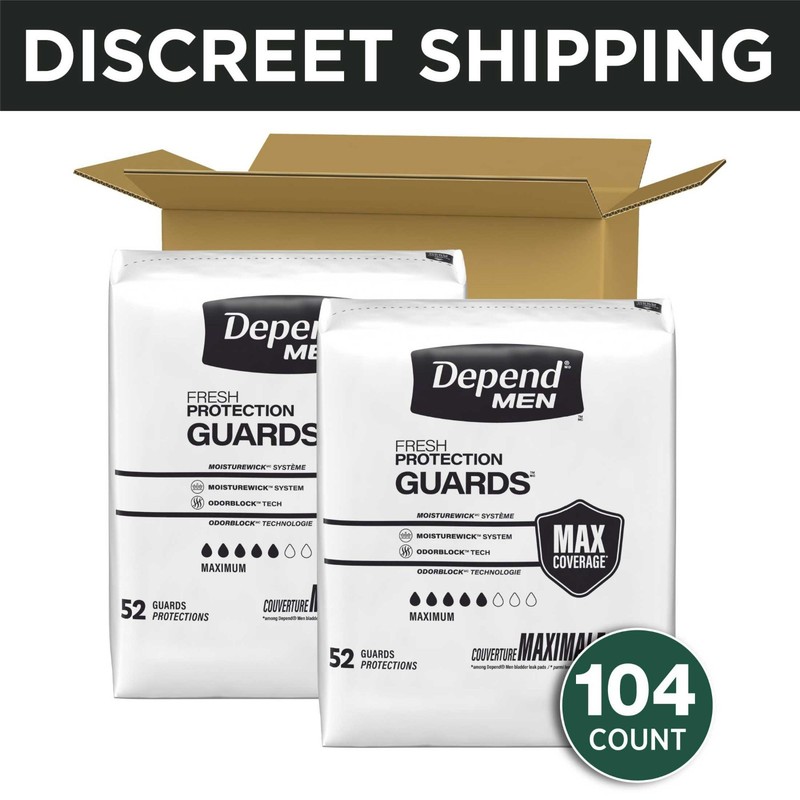 Depend Incontinence Guards/Incontinence Pads fr Men/Bladder Control Pads Maximum gallery