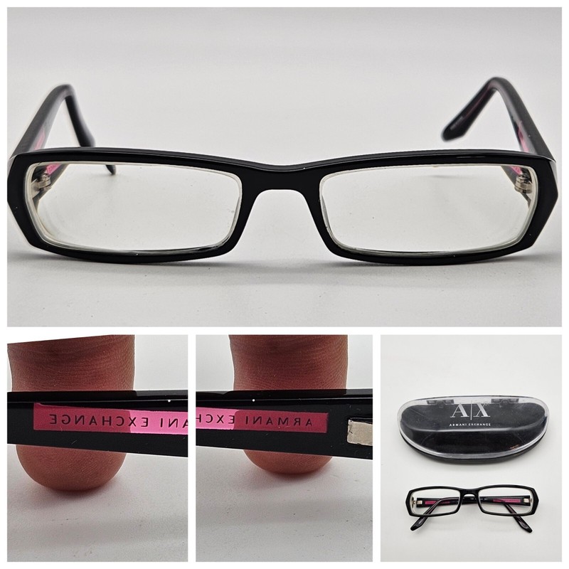 Armani Exchange AX220 N4J Eyeglasses Frames 52-16 130 0-5 Unisex W Case Multicor