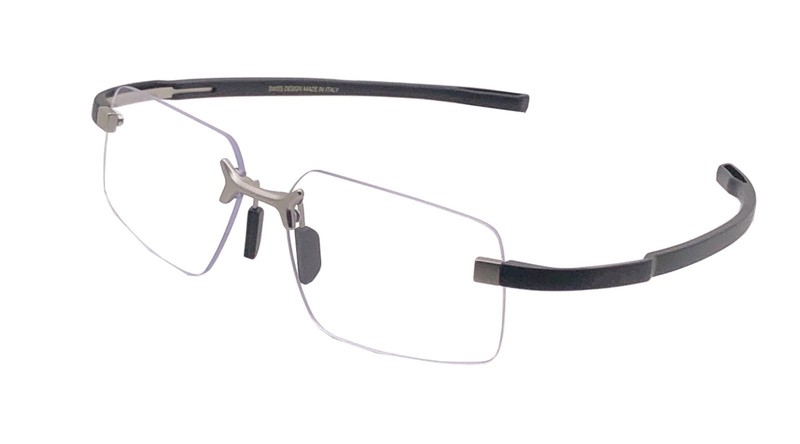 RSINC TAG Non Foldable Rimless Gray Titanium Eyeglasses 55-15-155mm men’s frame