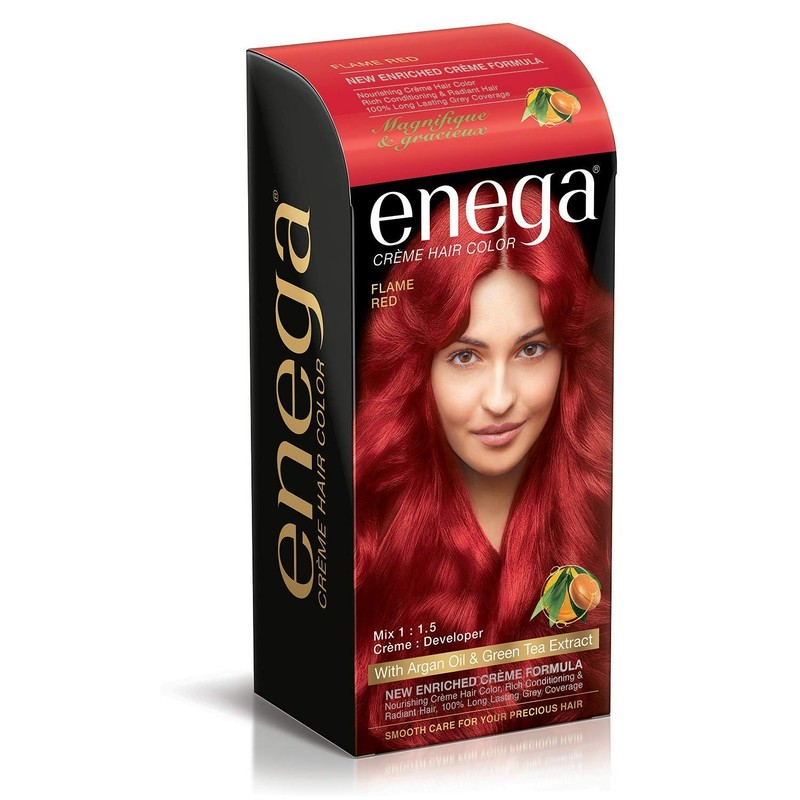Enega Creme Hair Color Flame Red 100ml