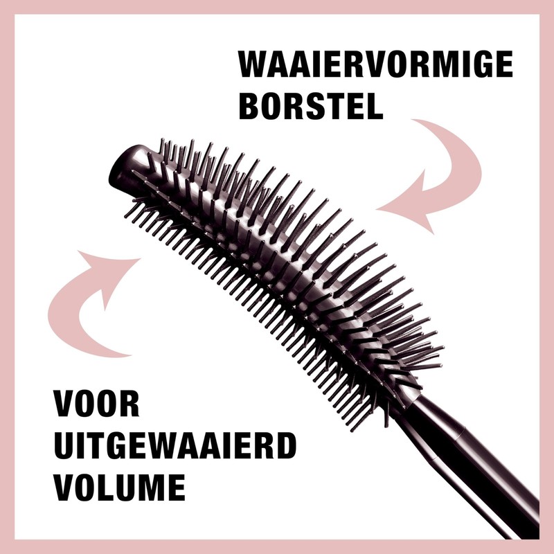 Maybelline Lash Sensational Mascara Very Black 0.32 fl oz Full Fan Volume Effect gallery