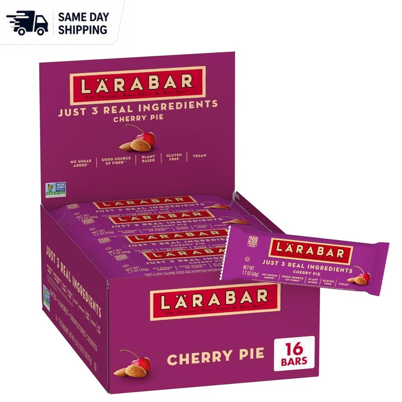 Packed with Flavor: Larabar Cherry Pie Nut & Fruit Bars – & Gluten Free