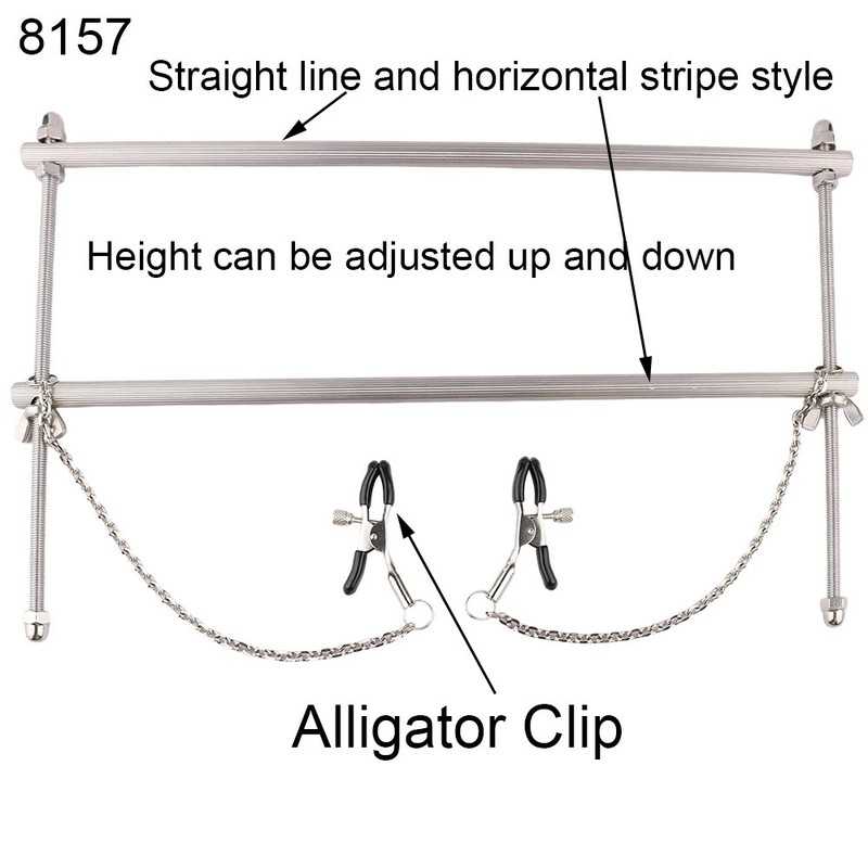 Breast Bondage Chest Clamp Bust Restriction Metal Bra Nipple Teating For Women