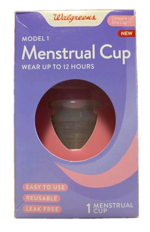 Walgreens Menstrual Cup Reusable – Model 1 Size Small – NEW