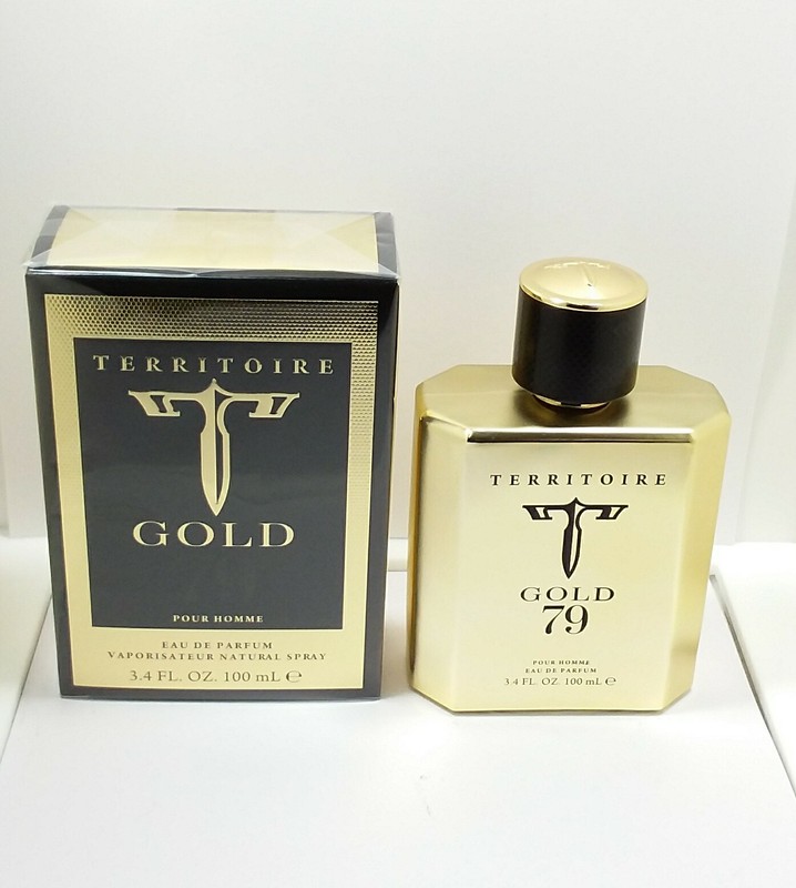 TERRITOIRE GOLD 79 PERFUME FOR MEN 3.4 OZ (100 ML) BRAND NEW 100% ORIGINAL