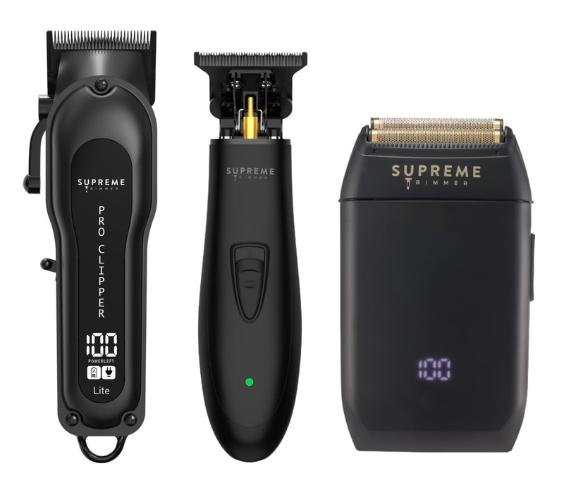 3-in-1 Barber Bundle | Pro Clipper Lite, T-Shaper Trimmer & Crunch Foil Shave…
